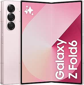 Samsung Galaxy Z Fold6, Yapay Zeka (AI) Telefon, 12GB RAM, 1TB Hafıza, Pembe, Android Akıllı Telefon, 50MP Kamera, Büyük Ekran, Çoklu Görev, S Pen, Uzun Pil Ömrü (Samsung Türkiye Garantili)