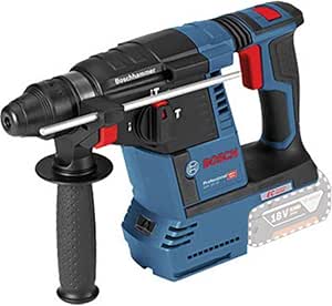 Bosch Professional GBH 18V-26 Akülü Kırıcı Delici (18 Volt, SOLO, 2,6 J, Betonda Delme Çapı: 26 mm, Karton Kutuda)