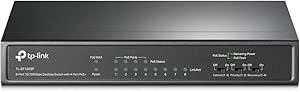 TP-Link TL-SF1008P, 8-Port 10/100Mbps Desktop Switch with 4-Port PoE+