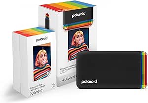 Polaroid Everything Box Hi·Print 2×3 Gen 2 Black – Hi Print Yazıcı, Sheets film ile uyumlu, Renk Siyah