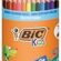 BIC Kids Evolution Üçgen Jumbo Boya Kalemi 13’lü Metal Tüp, Üçgen Tasarım, Kıymık Oluşturmaz, Çiğnemeye Karşı Dayanıklı