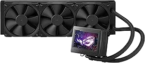 ASUS ROG RYUJIN III 360 OLED 3,5″ LCD Aura SYNC RGB 3X NOCTUA IPPC 2000 PWM 120 mm Fan Sıvı CPU Soğutucusu