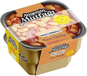 DARDANEL Annemin Mutfağı Hazır Yemek Pastırmalı Kuru Fasulye 200 gr & Pilav 200 gr