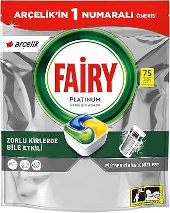 FAİRY Platinum Bulaşık Makinesi Deterjanı 75’li Arçelik Özel Paketleri