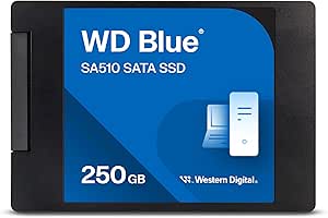 Western Digital WD Blue SA510 250 GB SATA 2,5 inç SSD 560 MB/sn’ye kadar okuma hızı.