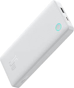 Baseus Airpow Lite Power 10.000mAh 15W Powerbank-Beyaz