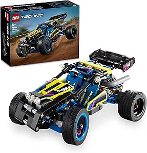LEGO Technic Arazi Yarışı Arabası 42164-8 Yaş ve Üzeri Çocuklar için Koleksiyonluk Yaratıcı Oyuncak Model Yapım Seti (219 Parça)