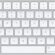 Apple Touch ID özellikli Magic Keyboard: Bluetooth, şarj edilebilir. Apple çipe sahip Mac bilgisayarlarla çalışır; Almanca, Beyaz Tuşlar (Lightning)