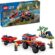 LEGO City 4×4 Kurtarma Botlu İtfaiye Kamyonu 60412-5 Yaş ve Üzeri Çocuklar için Kamp Çadırı ve İtfaiyeci Minifigürü İçeren Yaratıcı Oyuncak Yapım Seti (301 Parça)