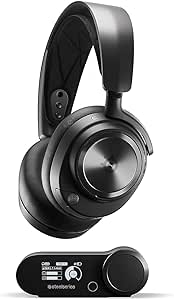SteelSeries Arctis Nova Pro X Wireless Xbox Multi-Platform Gaming Kulaklık – Hi-Fi Ses Sürücüleri – Aktif Gürültü Giderme – Gen2 Clearcast Mikrofon – Xbox, PC, PS5, PS4, Switch, Mobil