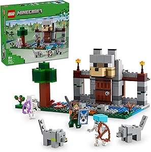 LEGO Minecraft Kurt Kalesi 21261-8 Yaş ve Üzeri Macera Oyunları Seven Çocuklar İçin İskelet Kaşif İçeren Yaratıcı Oyuncak Yapım Seti (312 Parça)