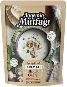 DARDANEL Annemin Mutfağı Hazır Yemek Kremalı Mantar Çorbası 250 gr