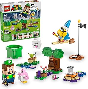 LEGO Super Mario İnteraktif LEGO Luigi ile Maceralar 71440-6 Yaş ve Üzeri Çocuklar İçin Koleksiyonluk Yaratıcı Nintendo Oyuncak Yapım Seti (210 Parça)