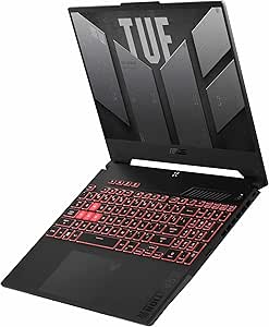 ASUS TUF Gaming A15 FA507NUR-LP167 Dizüstü Bilgisayarı, AMD Ryzen™ 7 7435HS Mobile Processor 3.1GHz İşlemci, 16 GB DDR5, 512 GB M.2 SSD, NVIDIA GeForce RTX 4050 6GB GDDR6, 15.6″ FHD, Free Dos