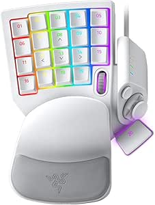 Razer Tartarus Pro – Oyun Tuş Takımı – Analog-optik düğmelere ve hızlı ateş moduna sahip oyun kumandası (32 programlanabilir düğme, özelleştirilebilir tetik noktası, 8 profil) Mercury