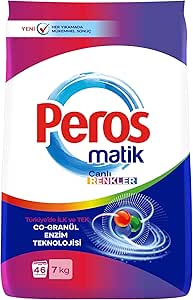 Peros Toz Çamaşır Deterjanı Canlı Renkler 7000 G