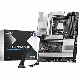 MSI PRO Z890-A WIFI SOKET 1851 DDR5 9200MHZ(OC) USB 20Gbps 4xM.2 2xTB4 HDMI 2X DP 5G LAN WIFI 7 ATX