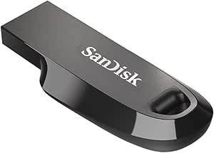 SanDisk 64GB Ultra Curve USB 3.2 Flash Drive Siyah 100 MB/s’ye kadar