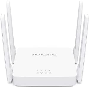 Mercusys AC10, AC1200 Mbps, MU-MIMO, Beamforming, All-in-one( Router, Access Point, Range Extender) Modları, Mobil Uygulama ile Kolay Kurulum, Dual-Band Wi-Fi 5 Router