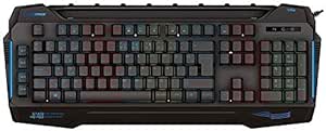 Rampage KB-R63 STAGE Siyah 4 Makro Fonksiyon Sese Duyarlı Işıklı Rainbow Q USB +Ses Mik Çıkışlı Oyuncu Klavyesi