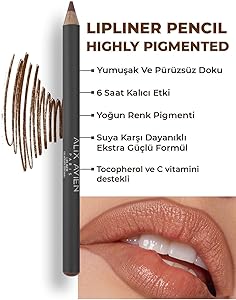 ALIX AVIEN Uzun Süre Kalıcı Dağılma Yapmayan Nemlendirici Dudak Kalemi – Lipliner Pencil 09 Warm Brown