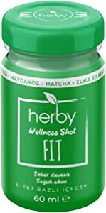 Herby Fit Shot 12’li Paket Formda Kal Bitki Bazlı İçecek (12 x 60ml)