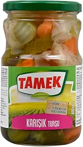 Tamek Karişik Turşu Cam 650 g