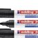 edding 360 XL beyaz yazı tahtası kalemi, siyah, 3’lü set, yeniden doldurulabilir