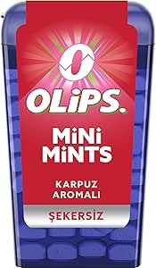 Olips Mini Mints Karpuz Aromalı Şekersiz Ferahlatıcı Şeker 12,5 gr – 144 Adet