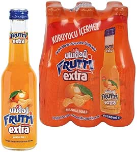 Uludağ Frutti Extra Mandalinalı Soda 6 X 250 ml