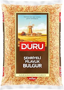 Duru Şehriyeli Pilavlık Bulgur 5 Kg, Lif ve Protein Kaynağı, Taş Değirmen Üretimi
