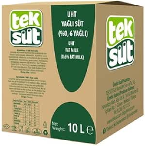 Teksüt Uht Yüzde 0.5 Yağlı Süt 10000 ml Bag In Box
