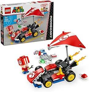 LEGO Super Mario: Mario Kart – Standard Kart 72032, 7 Yaş ve Üzeri Erkek ve Kız Çocukları için Yaratıcı Oyuncak Yapım Seti, Toad Figürü ve Fazlası, Doğum Günü Hediyesi (174 Parça)