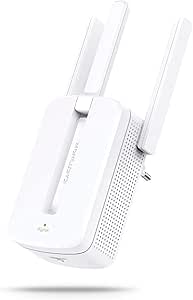 Mercusys MW300RE, N300 Mbps, 3 Harici Anten, Tek Tuşla Kolay Kurulum, Mobil Uygulama Desteği, Dual-Band Wi-Fi 4 Menzil Genişletici