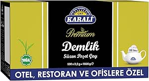 Karali Premium Demlik Poşet Siyah Çay, 500’lü