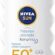 NIVEA SUN SPF50 Anında Güneş Koruyucu Sprey 200ml, Hassas Ciltler İçin Yatıştırıcı, UVA UVB Koruması