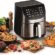 Kenwood Airfryer XXXL Inox HFM80.000SS – 7 Litre Geniş Hazne Kapasitesi, 1700 Watt, Dijital Dokunmatik Ekran, 12 Farklı Programlama, Meyve Kurutma Özelliği