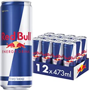 Red Bull Enerji İçeceği 473 ml (12’li Paket, 12 x 473 ml)