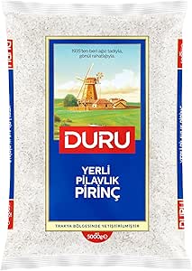 Duru Yerli Pilavlık Pirinç 5 Kg – İri Taneli, Tane Tane, Lezzetli ve Kolay Pişen