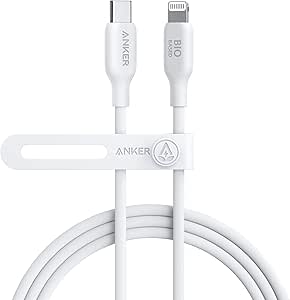 Anker 541 USB-C to Lightning 30W Şarj Destekli 1,8m Şarj Kablosu (Eco Friendly) – Beyaz