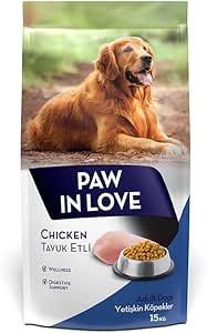 Paw In Love Yetişkin Köpek Tavuk Etli 15 Kilogram