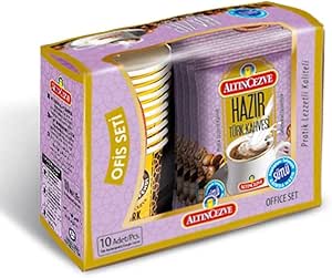 Altıncezve Ofis Seti Hazır Türk Kahvesi Sütlü 10’lu Paket