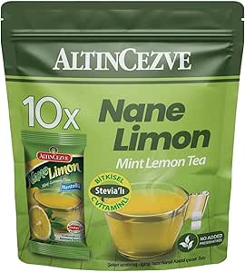 Altıncezve Tek İçimlik Doğal içerikli Nane Limon Çayı 10 x 10 gr