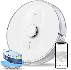 360 S8 Vacuum Mop Pro Cleaner Akıllı Robot Süpürge, Beyaz
