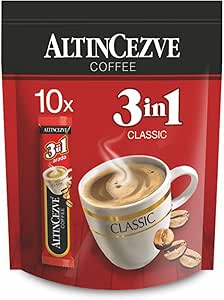 Altıncezve 3ü1 Arada Üçü Bir Arada Classic 10’lu Paket (Tek İçimlik) 15 Gr x 10 Adet
