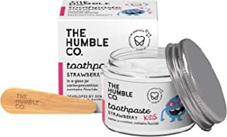 The Humble Co. Co Cam Kavanoz Diş Macunu Çocuklar için Çilekli (Komple Bakım)