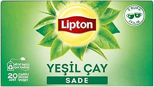Lipton Sade Bardak Süzen Poşet Yeşil Çay 20’li Paket, 30 g