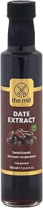 The Mill Hurma Özü 250 ml Cam Şişe – %100 Doğal – Soğuk Sıkım – İlave Şeker İçermez – Rafine Şekere Sağlıklı Alternatif – Hiçbir Koruyucu ve Renklendirici İçermez