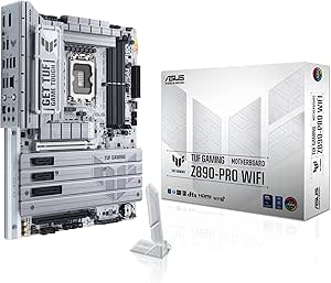 ASUS TUF GAMING Z890-PRO WIFI Intel Z890 LGA1851 DDR5 9066 DP HDMI 2xUSB4 4x M2 USB3.2 WiFi 7 + BT AURA RGB 2.5Gbit LAN ATX 16+1+2+1 Güç Aşamaları, Thunderbolt 4, Easy PC DIY, Anakart