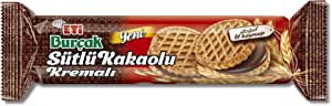 Eti Burçak Sütlü Kakaolu Kremalı Yulaflı Bisküvi (1 x 100 g)